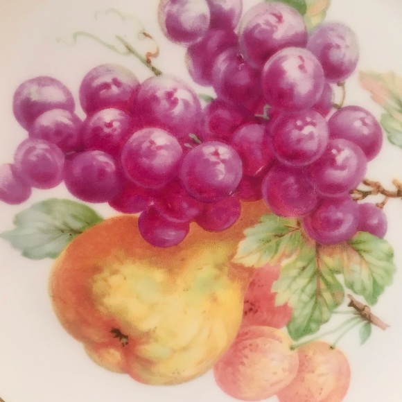 Vintage Bavarian Royal Hanover Fruit Plate Reticulated Rim Gold Trim 7.5” - Picture 3 of 7